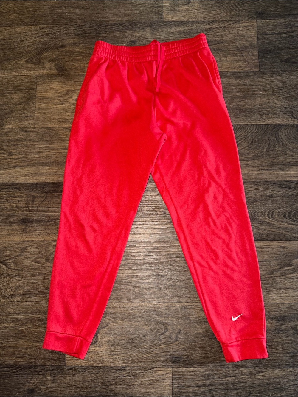 Like New Nike Big Kids / Teens Size XL Red Jogger Therma-Fit Sweatpants